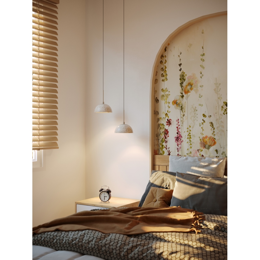 MAXLIGHT P0666 - LED luster na lanku CUCCINA LED/57W/230V priemer 15 cm béžová