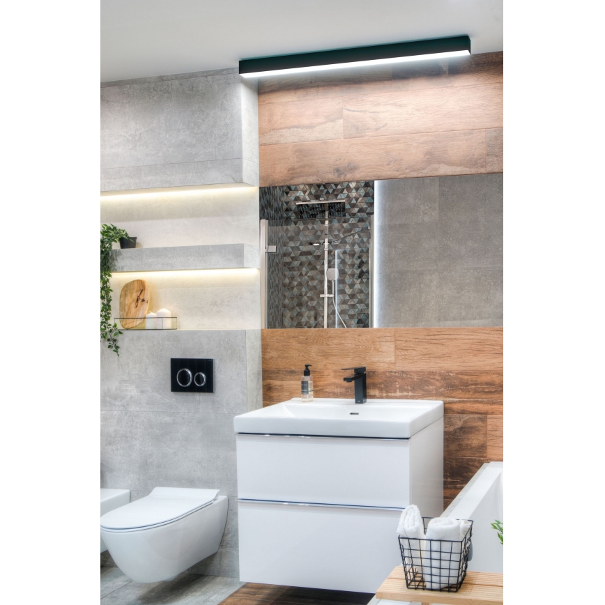 MAXLIGHT W0264 - LED Stmievateľné kúpeľňové osvetlenie zrkadla LINEAR LED/18W/230V 57 cm IP44 čierna
