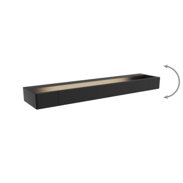 MAXLIGHT W0307 - LED Kúpeľňové nástenné svietidlo FLINK LED/12W/230V 45 cm IP44 čierna