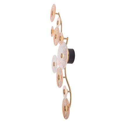 MAXLIGHT W0354 - LED Nástenné svietidlo ALLURE 10xLED/4,3W/230V zlatá