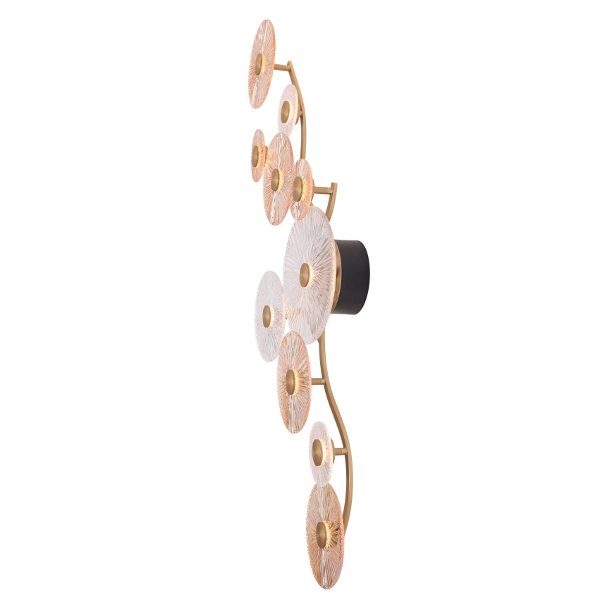 MAXLIGHT W0354 - LED Nástenné svietidlo ALLURE 10xLED/4,3W/230V zlatá