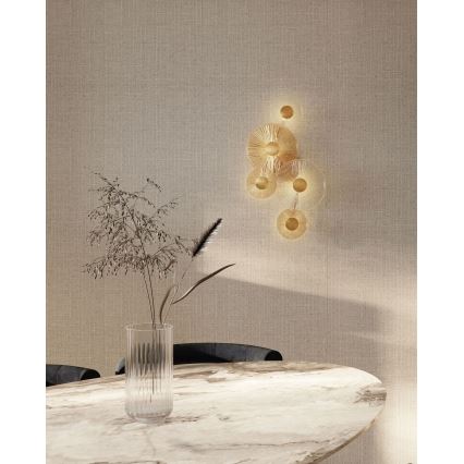MAXLIGHT W0357 - LED Nástenné svietidlo ALLURE 5xLED/5W/230V zlatá