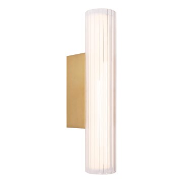 MAXLIGHT W0364 - LED Kúpeľňové nástenné svietidlo FAYETTE LED/6W/230V 31 cm IP44 zlatá