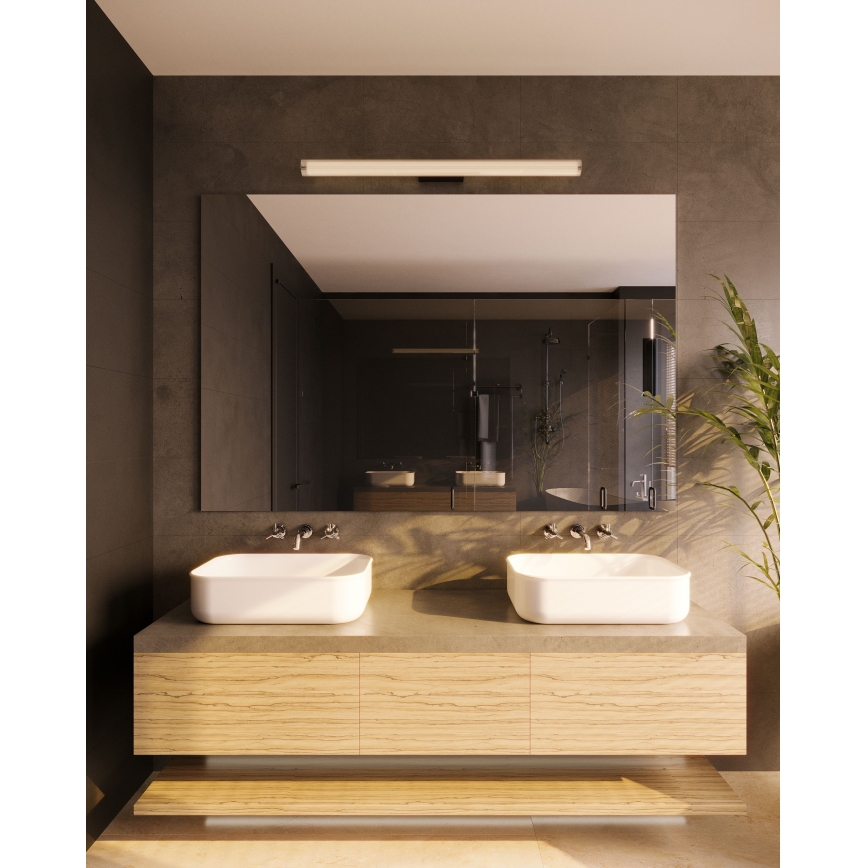 MAXLIGHT W0365 - LED Kúpeľňové nástenné svietidlo FAYETTE LED/12W/230V 61 cm IP44 čierna