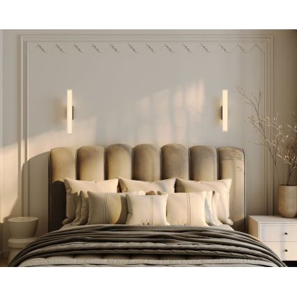 MAXLIGHT W0365 - LED Kúpeľňové nástenné svietidlo FAYETTE LED/12W/230V 61 cm IP44 čierna