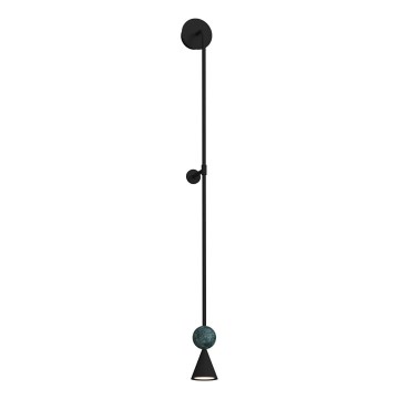 MAXLIGHT W0446 - LED nástenné svietidlo BINGO LED/8W/230V CRI 92 čierna/zelená