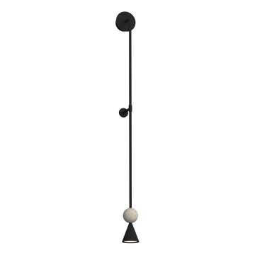 MAXLIGHT W0447 - LED nástenné svietidlo BINGO LED/8W/230V CRI 92 čierna/béžová