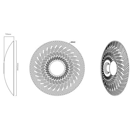 MAXLIGHT W0457 - LED Nástenné svietidlo MISAKI LED/6W/230V CRI 95 béžová