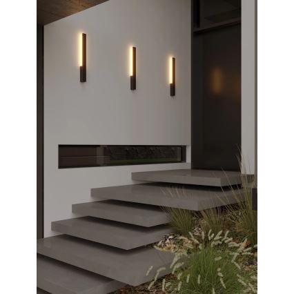 MAXLIGHT W0458 - LED Vonkajšie nástenné svietidlo KAPRUN LED/6W/230V CRI 93 IP65 čierna