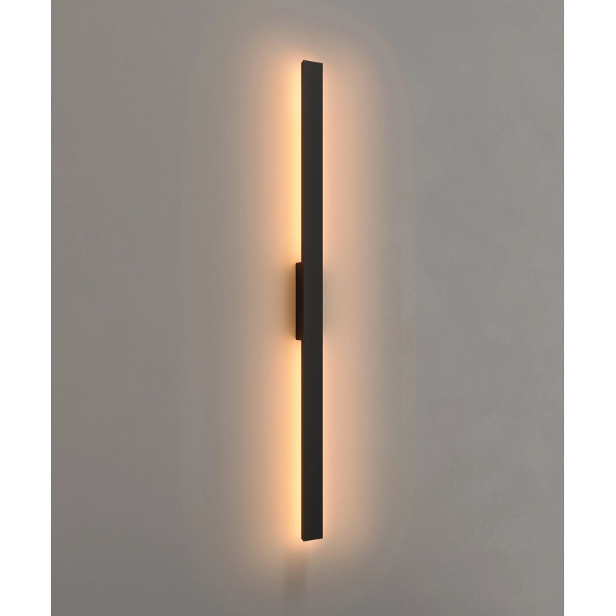 MAXLIGHT W0461 - LED Vonkajšie nástenné svietidlo PREDAZZO LED/20W/230V CRI 93 IP65 čierna