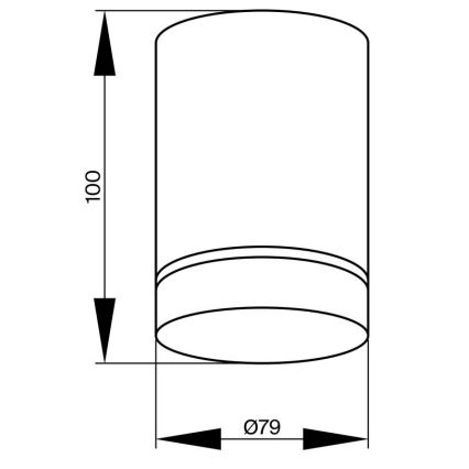 Maytoni C085CL-9W3K-B - LED Bodové svietidlo ORLO LED/9W/230V CRI 90 3000K čierna