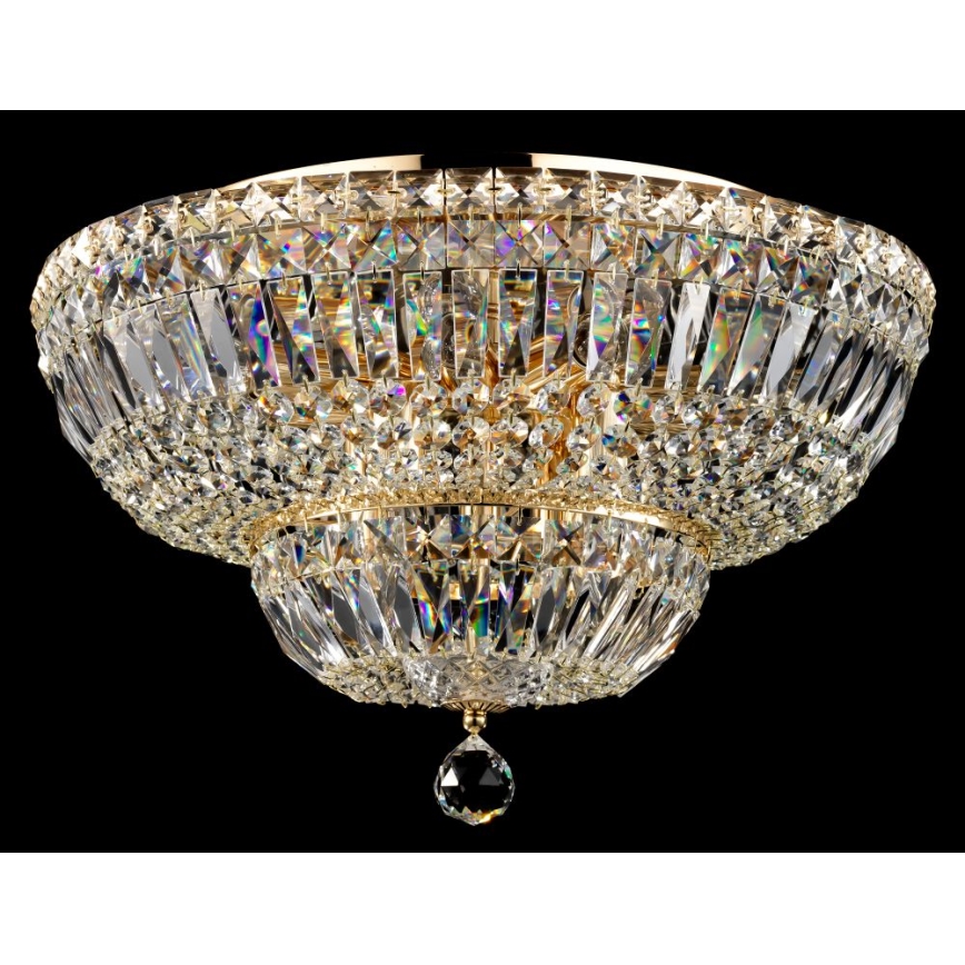 Maytoni DIA100-CL-12-G - Stropné svietidlo BASFOR 12xE14/60W/230V zlatá