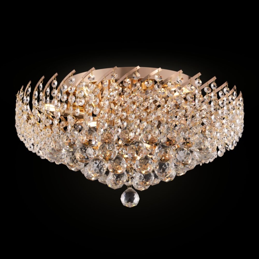 Maytoni DIA120-09-G - Stropné svietidlo KAROLINA 9xE14/40W/230V