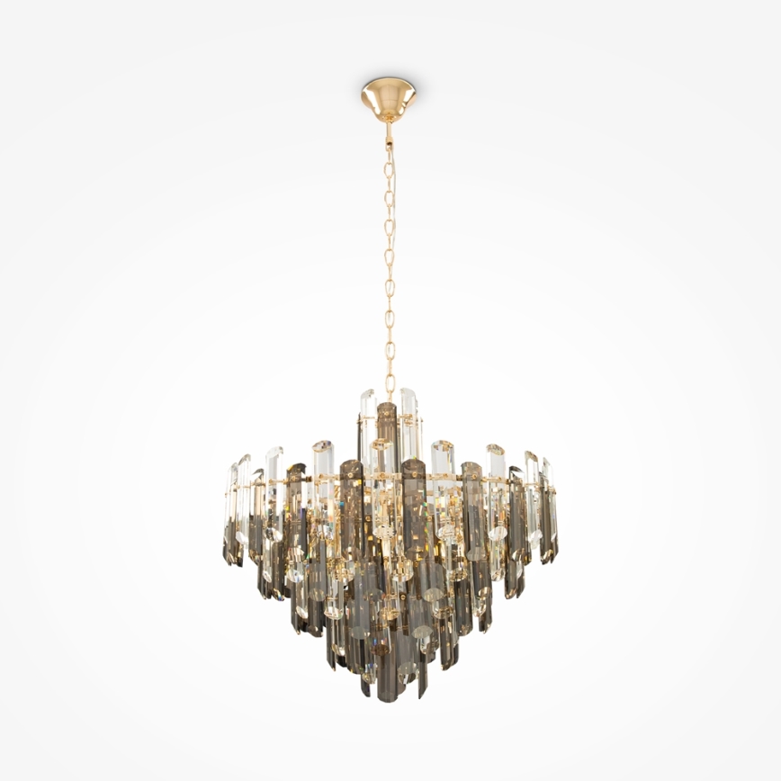 Maytoni DIA200PL-08G - Luster na reťazi FLARE 8xE14/40W/230V
