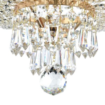 Maytoni DIA890-CL-05-G - Prisadený luster PALACE 5xE27/60W/230V