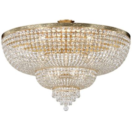 Maytoni DIA890-CL-18-G - Prisadený luster PALACE 18xE27/60W/230V