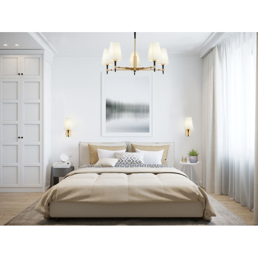 Maytoni H001CL-05BS - Luster na tyči ZARAGOZA 5xE14/40W/230V