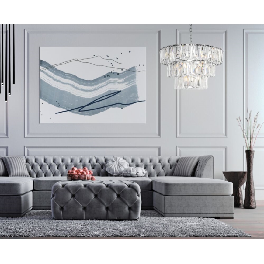 Maytoni MOD043PL-18CH - Luster na reťazi PUNTES 18xE14/40W/230V lesklý chróm