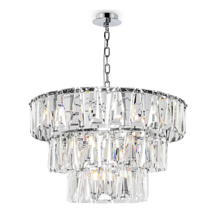 Maytoni MOD043PL-18CH - Luster na reťazi PUNTES 18xE14/40W/230V lesklý chróm