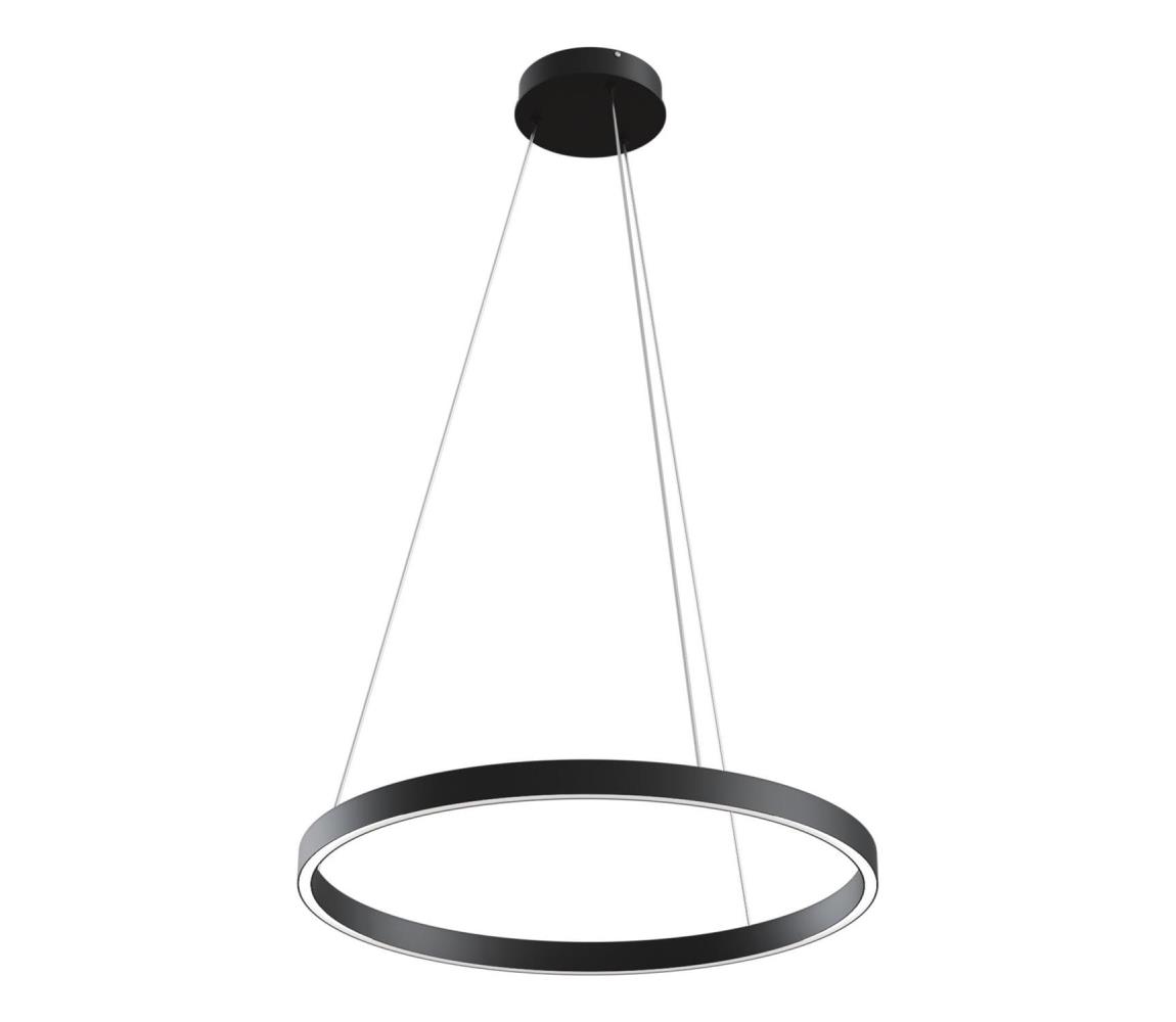 Maytoni Maytoni MOD058PL-L32B3K - LED Luster na lanku RIM LED/37W/230V pr. 60 cm čierna