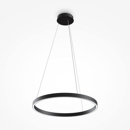 MOD058PL-L32B4K - LED Luster na lanku RIM LED/37W/230V 4000K pr. 60 cm čierna