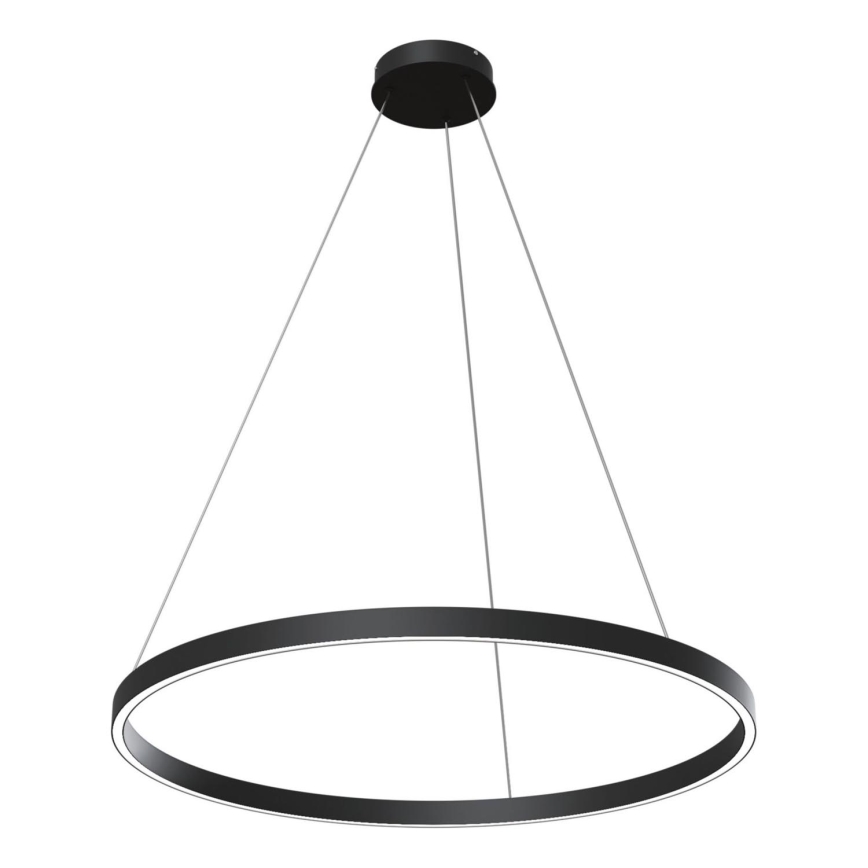 Maytoni MOD058PL-L42B3K - LED Luster na lanku RIM LED/51W/230V 3000K pr. 80 cm čierna