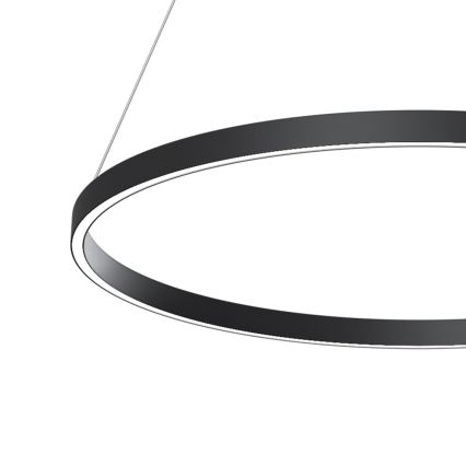Maytoni MOD058PL-L42B4K - LED Luster na lanku RIM LED/51W/230V 4000K pr. 80 cm čierna