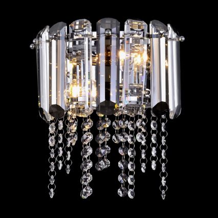 Maytoni MOD097WL-02CH - Nástenné svietidlo HAIL 2xE14/40W/230V lesklý chróm