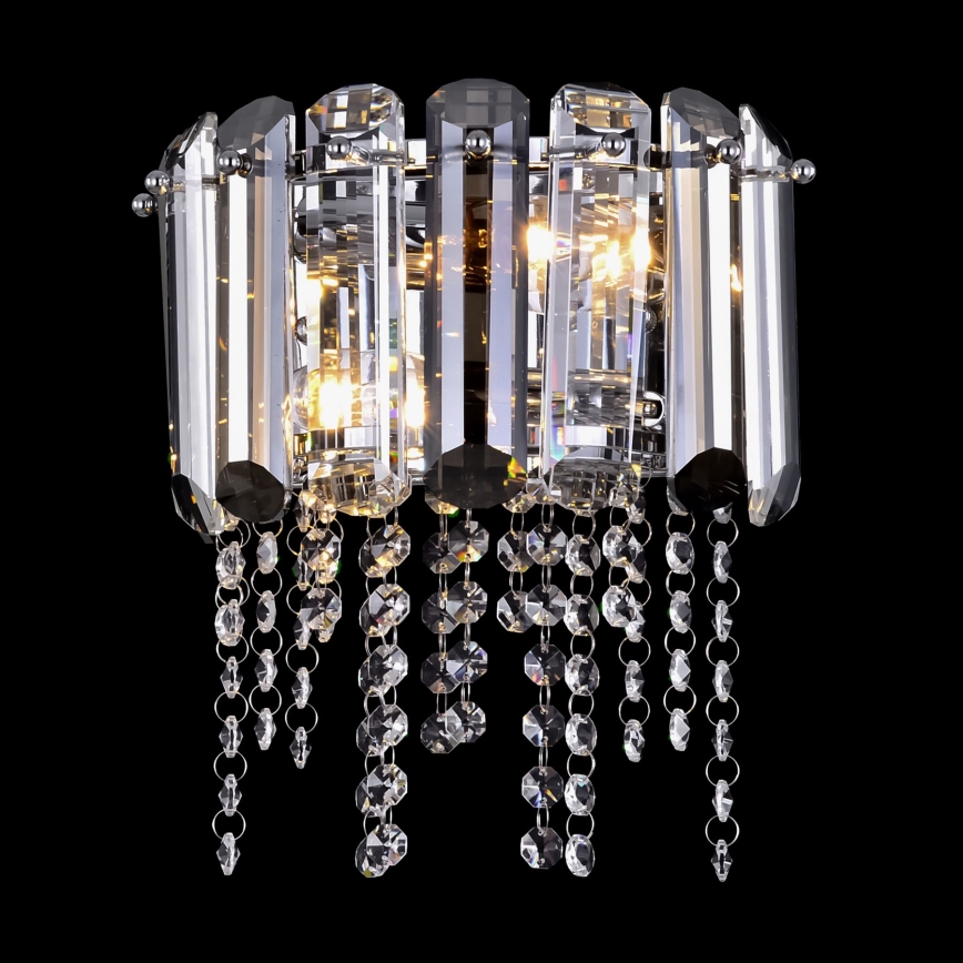 Maytoni MOD097WL-02CH - Nástenné svietidlo HAIL 2xE14/40W/230V lesklý chróm