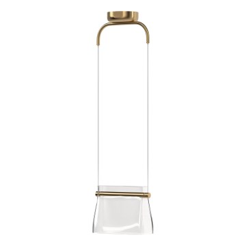 Maytoni MOD170PL-L8BS3K - LED Luster na lanku CABARET LED/8W/230V zlatá