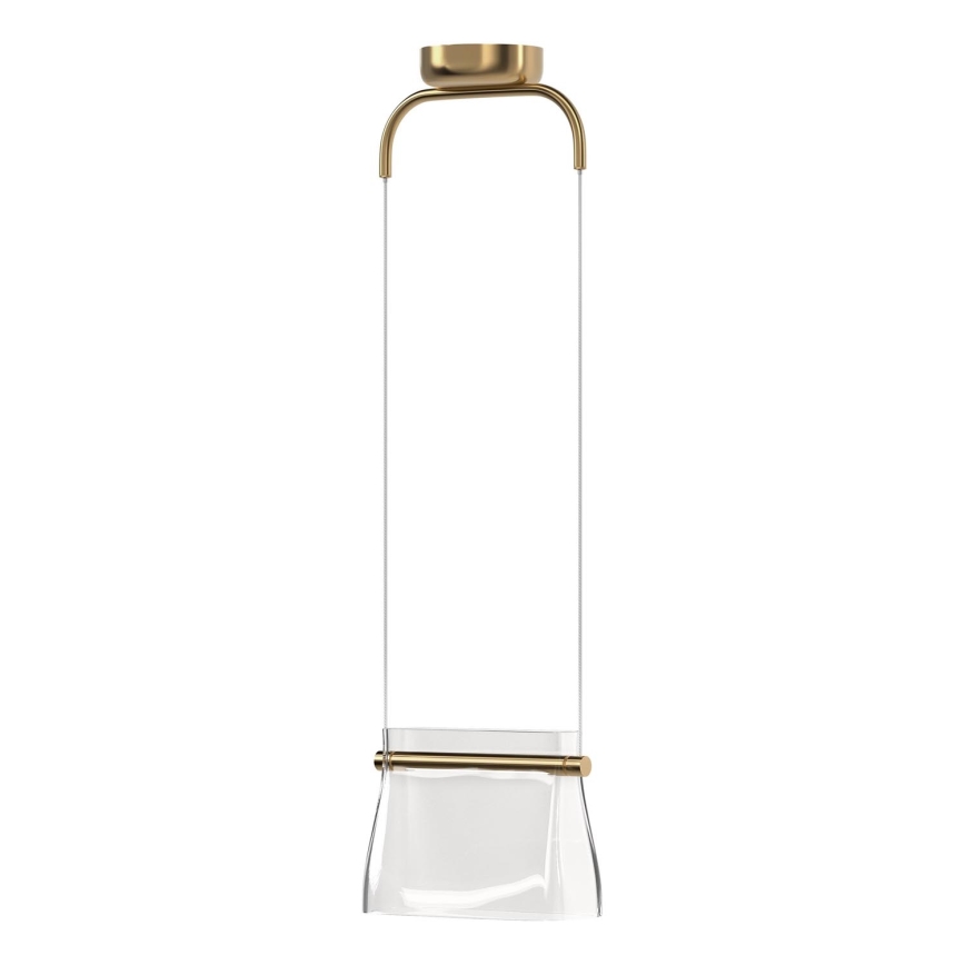 Maytoni MOD170PL-L8BS3K - LED Luster na lanku CABARET LED/8W/230V zlatá