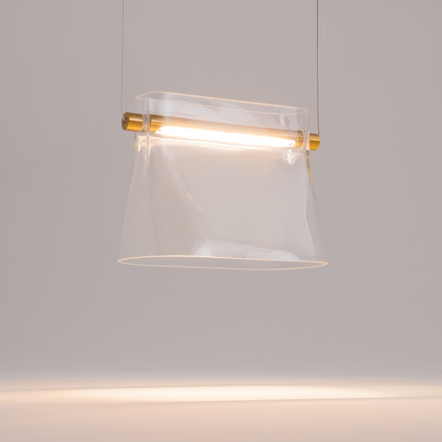 Maytoni MOD170PL-L8BS3K - LED Luster na lanku CABARET LED/8W/230V zlatá
