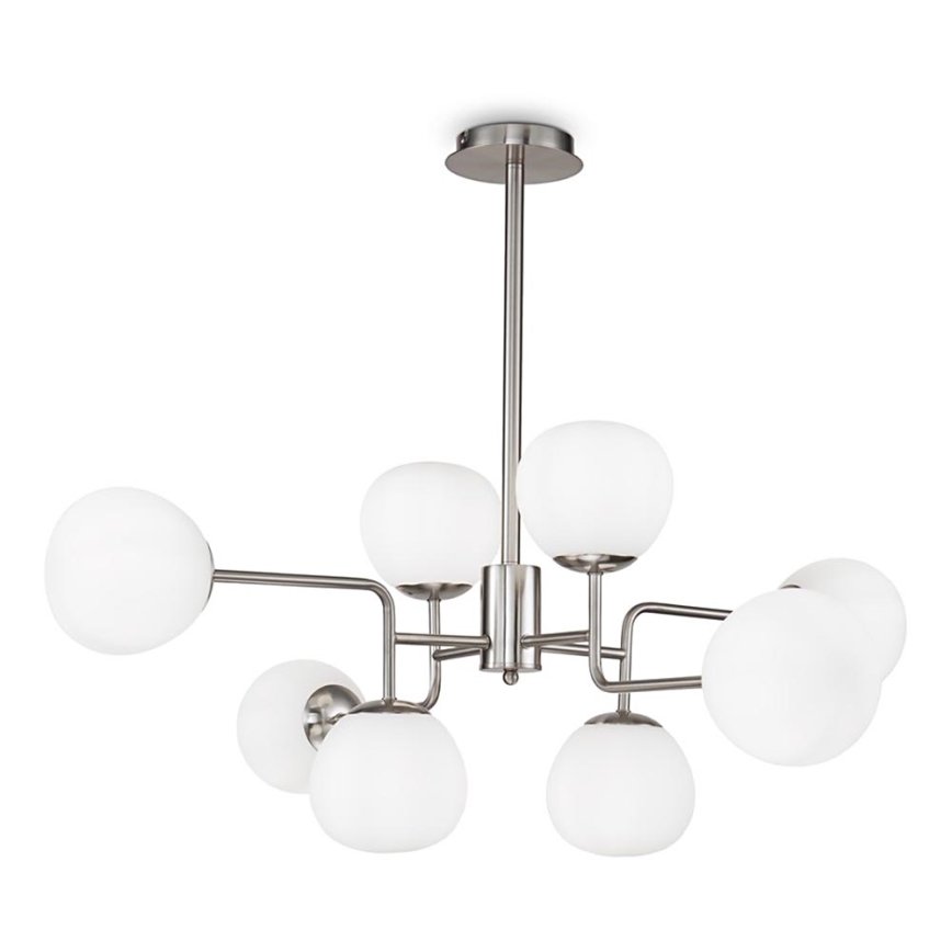 Maytoni MOD221-PL-08-N - Luster na tyči ERICH 8xE14/40W/230V matný chróm
