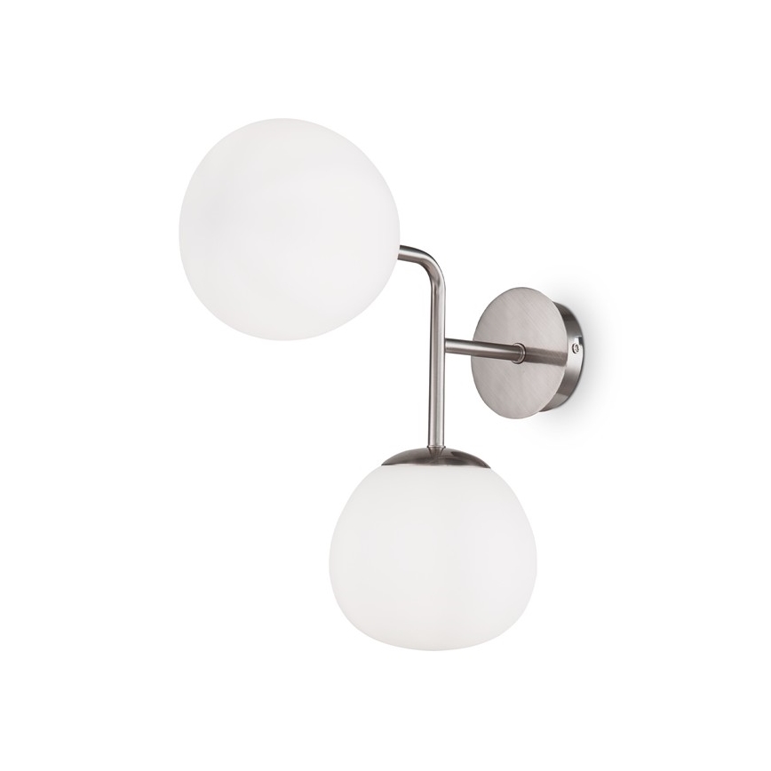 Maytoni MOD221-WL-02-N - Nástenné svietidlo ERICH 2xE14/40W/230V matný chróm