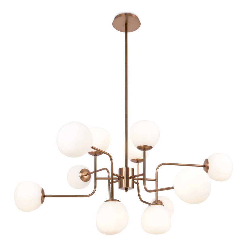 Maytoni MOD221PL-12G - Luster na tyči ERICH 12xE14/40W/230V medená