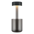 Maytoni MOD229TL-L3B3K3 - LED Stmievateľná nabíjacia prenosná stolná lampa LED/3W/5V 2200-4000K 2000 mAh čierna/šedá