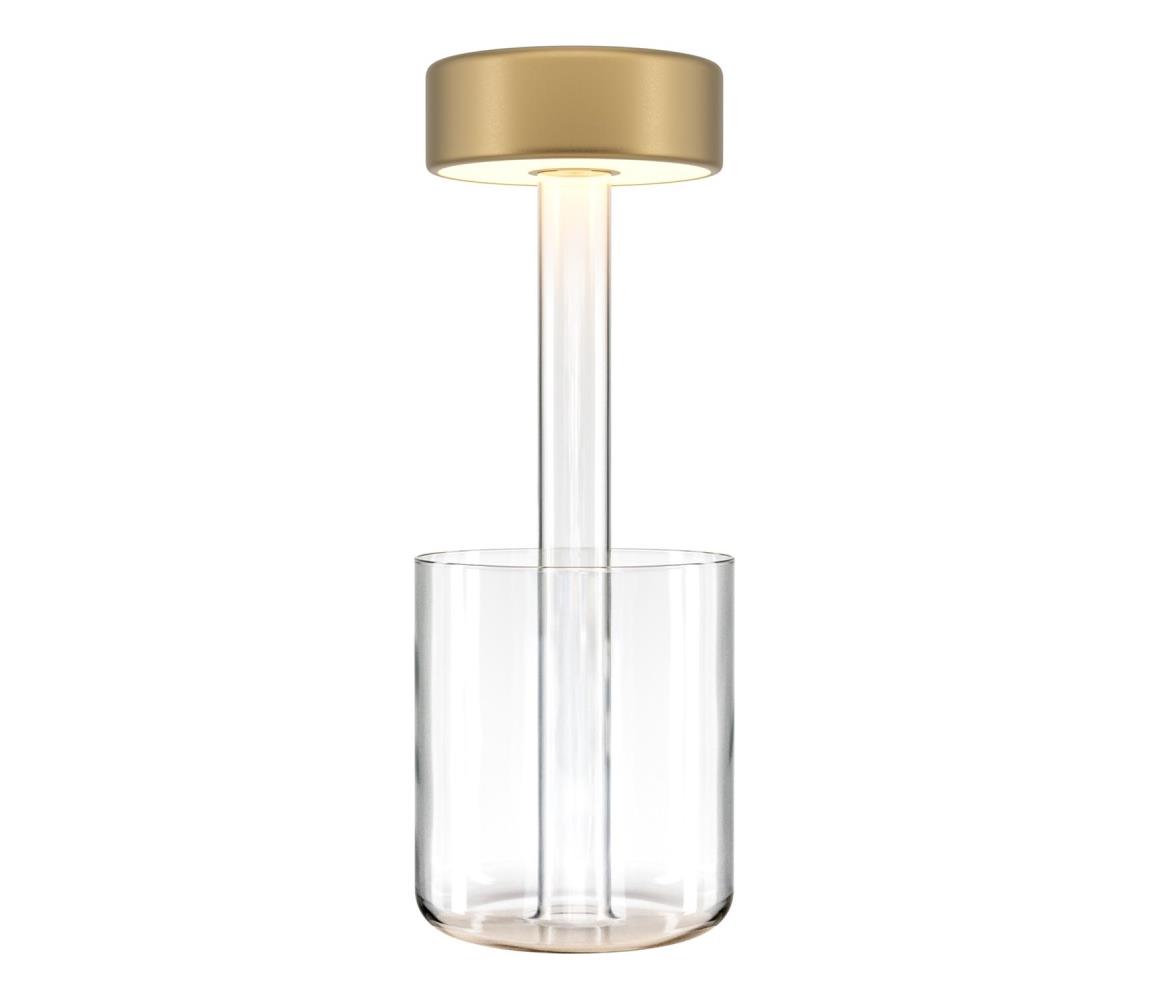 Maytoni Maytoni MOD229TL-L3G3K1 - LED Stmievateľná prenosná stolná lampa 3W/5V zlatá/číra