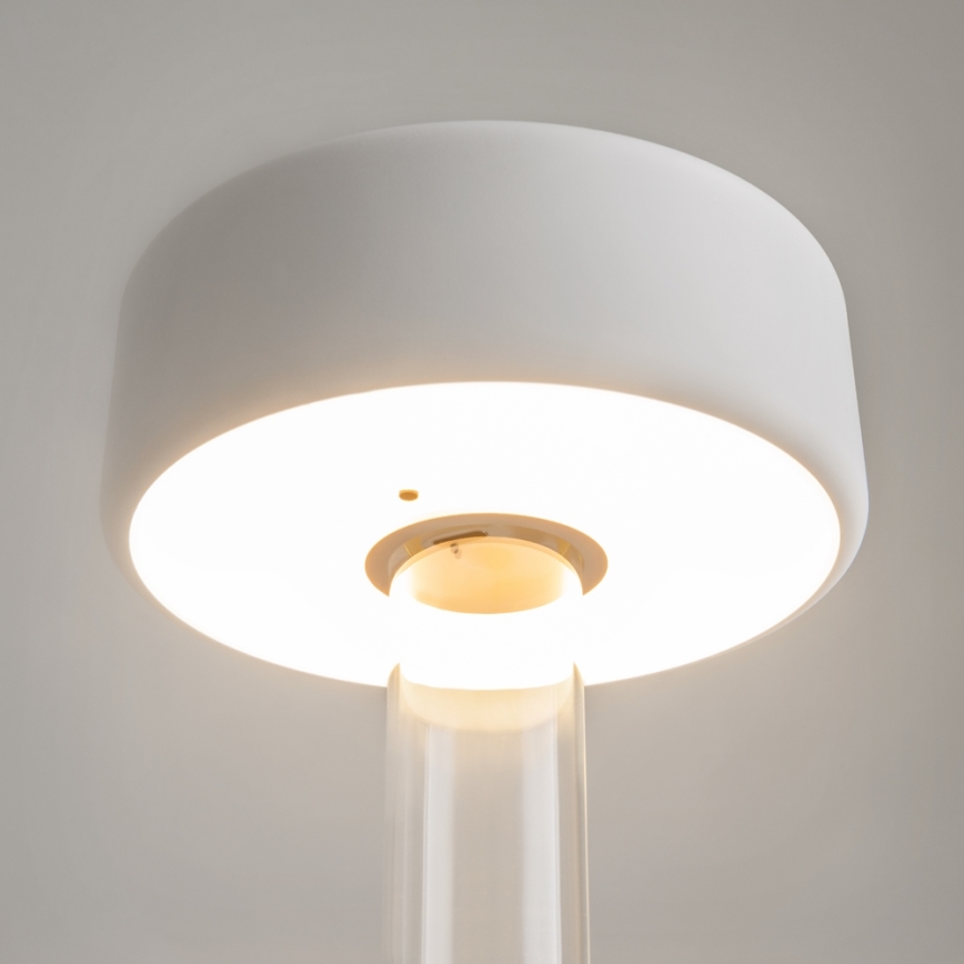 Maytoni MOD229TL-L3W3K1 - LED Stmievateľná nabíjacia prenosná stolná lampa LED/3W/5V 2200-4000K biela/číra