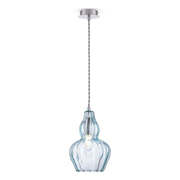 Maytoni MOD238-PL-01-BL - Luster na lanku EUSTOMA 1xE14/40W/230V modrá