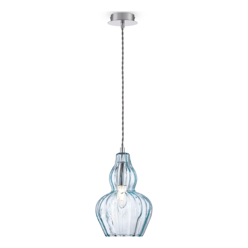 Maytoni MOD238-PL-01-BL - Luster na lanku EUSTOMA 1xE14/40W/230V modrá