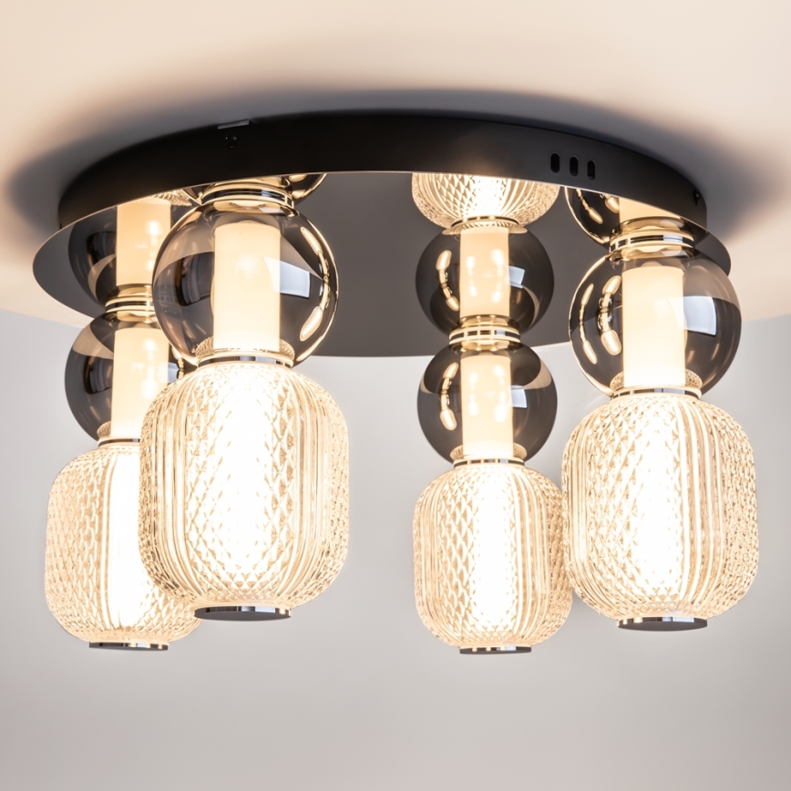 Maytoni MOD273CL-L60CH3K - LED Stropné svietidlo DROP 4xLED/15W/230V pr. 43 cm lesklý chróm