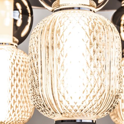 Maytoni MOD273CL-L60CH3K - LED Stropné svietidlo DROP 4xLED/15W/230V pr. 43 cm lesklý chróm