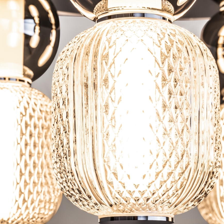 Maytoni MOD273CL-L60CH3K - LED Stropné svietidlo DROP 4xLED/15W/230V pr. 43 cm lesklý chróm