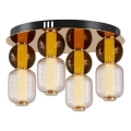 Maytoni MOD273CL-L60G3K - LED Stropné svietidlo DROP 4xLED/15W/230V pr. 43 cm zlatá