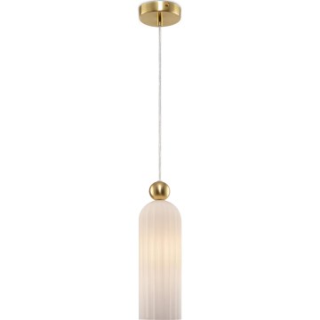 Maytoni MOD302PL-01W - Luster na lanku ANTIC 1xE14/40W/230V zlatá/biela