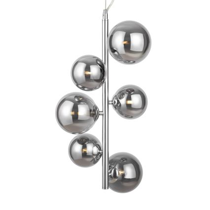 Maytoni MOD545PL-06CH - Luster na lanku DALLAS 6xG9/28W/230V lesklý chróm