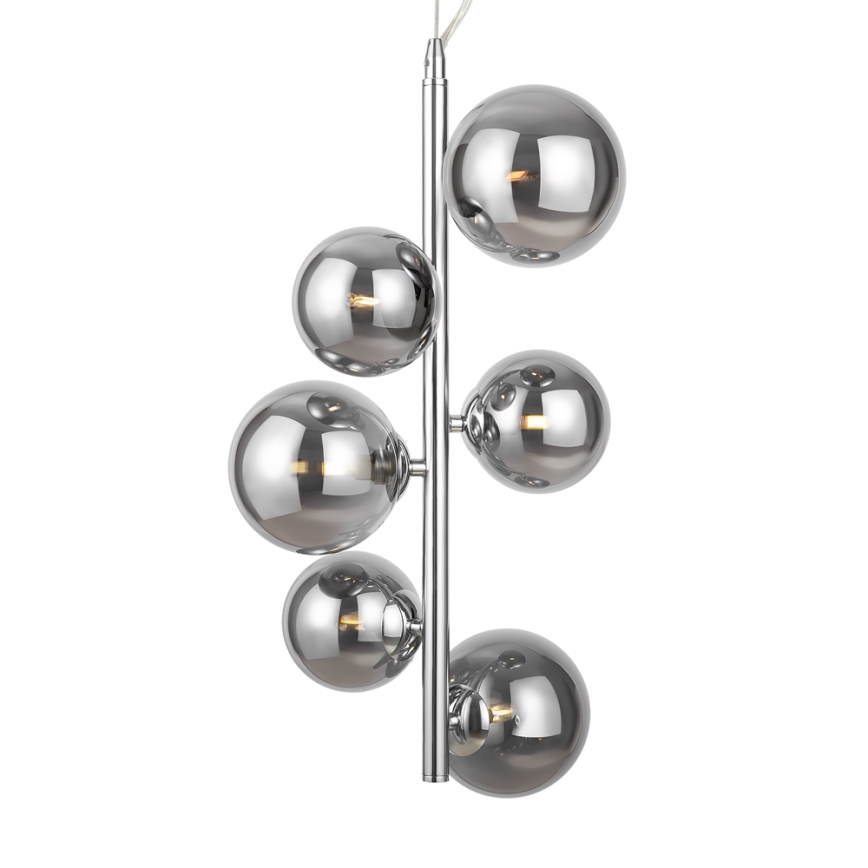 Maytoni MOD545PL-06CH - Luster na lanku DALLAS 6xG9/28W/230V lesklý chróm