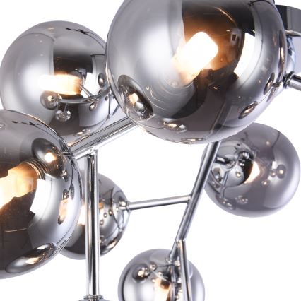 Maytoni MOD545PL-12CH - Prisadený luster DALLAS 12xG9/28W/230V lesklý chróm