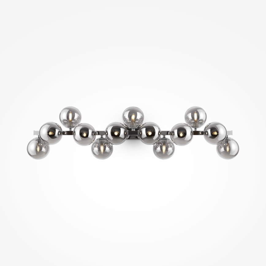 Maytoni MOD547WL-13CH - Nástenné svietidlo DALLAS 13xG9/28W/230V dymové