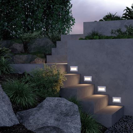 Maytoni O045SL-L3W3K - LED Vonkajšie vstavané svietidlo BOSCA LED/3W/230V 3000K IP65 biela